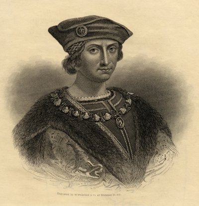 Charles VIII (1470-98) Roi de France - French School